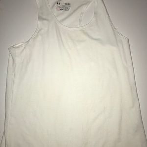 Under Armour heatgear white tank top.